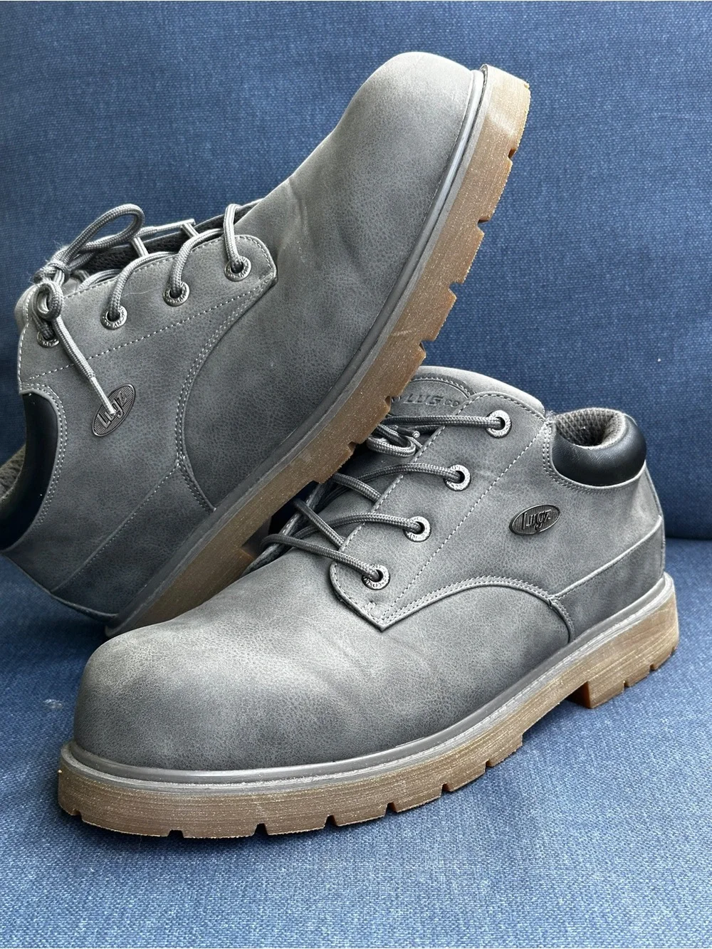 Lugz Drifter Lo Lx Men's slip resistant Boots size 13 gray